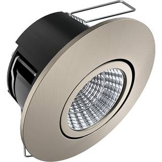 Outlet: HiluX D6 FULL SPECTRUM LED Spot i 2700K 6W 520Lm Ra99 Dim - Børstet