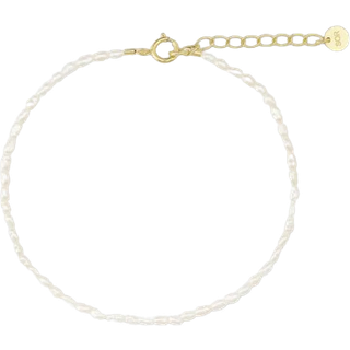 Tiny Pearl Bracelet - Guld - Sorelle - Guld One Size