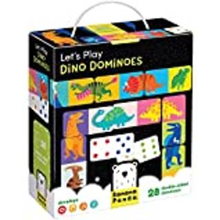 Banana Panda Lader Play Dino Dominoes-spil for brn - Indeholder 28 dobbeltsidede dinosaurstykker med 2 mder at spille p fra 2 r og opefter