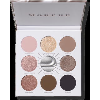 Morphe Rich & Foiled Eyeshadow Palette - Going Platinum (0,35 oz)
