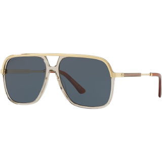 Gucci GG0200S 004 57 Solbriller Mænd Grå - Grey - 57mm
