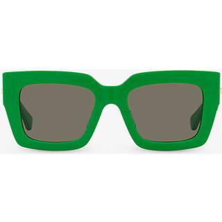 Bottega Veneta BV1212S 003 52 Solbriller Kvinder Grøn - Green - 52mm