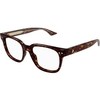 Montblanc Mand Montblanc MB0321O 002 Optiske stel Acetat Havana Transparent Firkantet