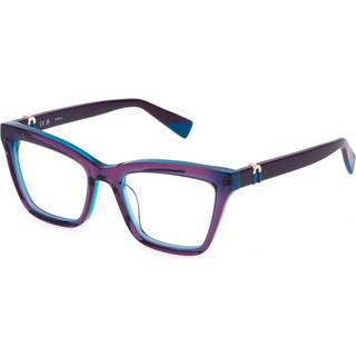 Furla Kvinde VFU763 09YE Optiske stel Acetat Blå Firkantet