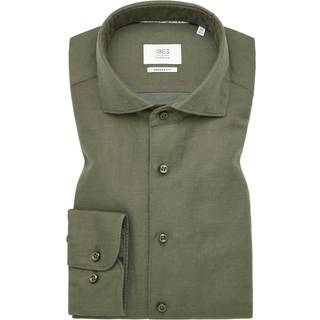 Eterna Hør Skjorte Modern Khaki - 42