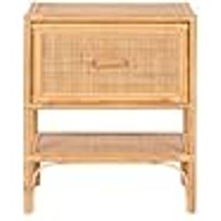 Natbord Home ESPRIT Brun Spanskrør 47 x 30 x 55 cm