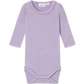 Name It Purple Rose Pointelle Body - Str. 0m 50cm