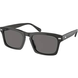 Coach HC8397U CR628 Polarized 581781 57 Solbriller Mænd Grå - Transparent Dark Grey - 57mm