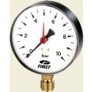 Manometer Ø100X1/2 0-10 Bar/Mws Solar
