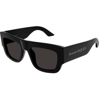 Alexander McQueen AM0449S 001 53 Solbriller Mænd Black - Black - 53mm