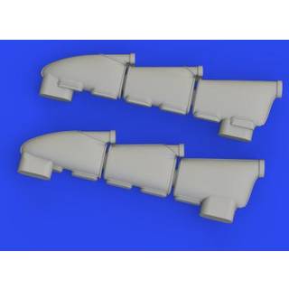 Hurricane Mk.II exhaust rounded PRINT 1/48 ARMA HOBBY