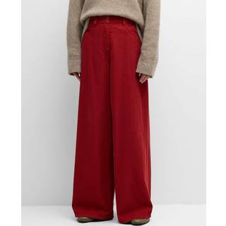 The Row Chan corduroy wide-leg pants - red - XL