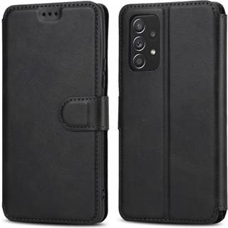 SKALO Samsung A53 5G Premium Cut Flip Cover - Sort
