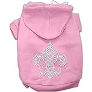 Mirage Pet Products 8-tommer Fleur de Lis Hoodies X-Small Pink