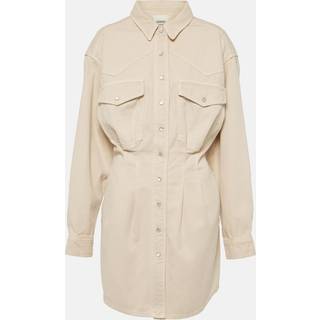 Isabel Marant Liliko twill shirt dress - neutrals - XL