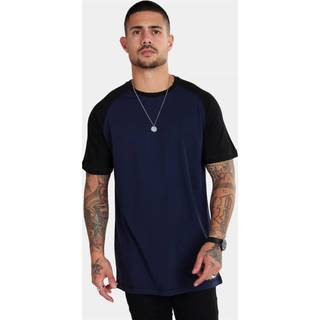 Basic Brand Raglan T-shirt Blue Navy/Black