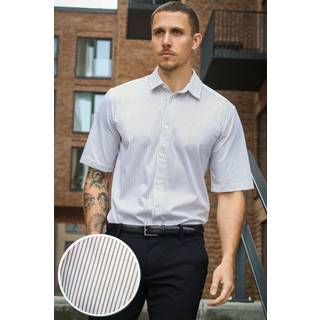 ONLY & SONS Miles SS Stretch Shirt Chinchilla Stripe