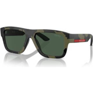Prada Linea Rossa PS04ZS 14X90I 56 Solbriller Mænd Grøn - Rubberized Camouflage Green - 56mm