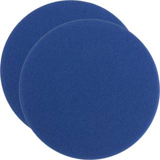 Polérrondel blå ultrafin ø140×20mm, 2stk