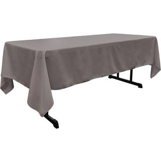 La Linned Polyester Poplin Rectangular Tabline 60 af 126-tommer m?rkegr?