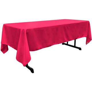 La Linen Polyester Poplin rektangul?r duge 60 af 126-tommer Fuchsia