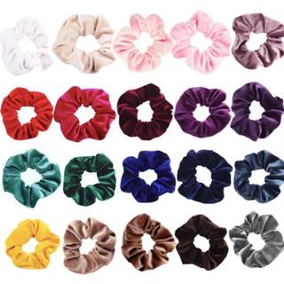 Store fløjlshår Scrunchies, hårbånd, hårbånd, hårbånd