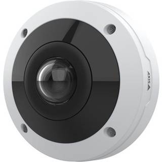 Axis Communications Panorama Kamera 02834-001 1,2mm Überwachungskamera mit 6 Megapixel Auflösung. professionelle Kamera für außen - weiß