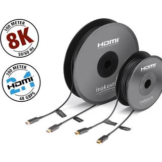 Inakustik optisk AOC HDMI 2.1b kabel (10K@120 Hz) | 8 meter