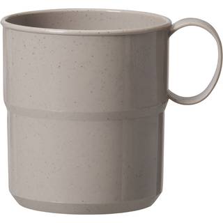GastroMax Krus stabelbar, BIO, gråbrun, 3DL