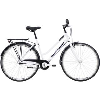 Nishiki City 107 Dame - Perlemor Hvid - Citybikes til damer - 56 cm