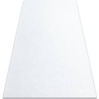 Tæppe RUMBA 1950 enkelt farve klaret, hvid 70x200 cm