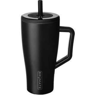Brmate æra 30 oz tumbler med håndtag og halm | 100% lækagesikker isoleret tumbler med låg og halm | Lavet af rustfrit stål | Cup Holder Venlig ba
