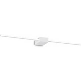 Ideal Lux LED-væglampe Theo, hvid, bredde 75 cm aluminium