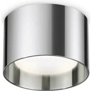 Ideal Lux downlight Spike Round, kromfarvet, aluminium, Ø 10 cm