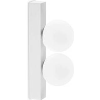 Ideal Lux LED-væglampe Ping Pong, hvid, 2 lyskilder, opalglas