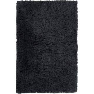 Gulvtæppe 140x200 cm - Grå - Langt ryatæppe med skridsikker bagside - Løs tæppe fra Nordstrand Home