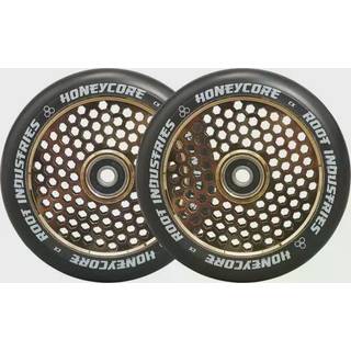 Root Honeycore Sort 120mm Hjul Til Løbehjul 2-Pak (120mm - Gold Rush)