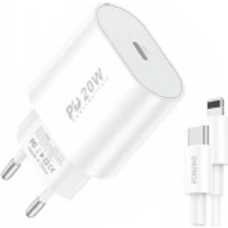 Foneng Fast charger 1x USB EU39 + USB C to Lightning
