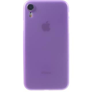 EIDERWOOD iPhone XR Tyndt Plastik Bagside Cover - Lilla