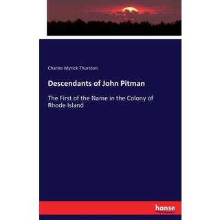 Descendants of John Pitman