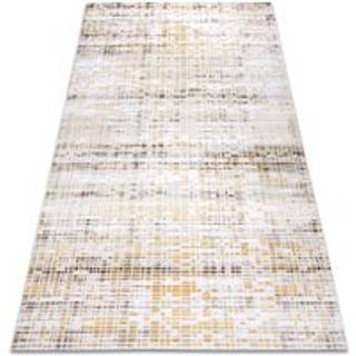 Tæppe ACRYL DIZAYN 124/7058 gul 80x150 cm