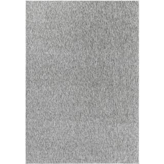 Nizza Kortluvet tæppe Ensfarvet - Lysegrå - 120x170