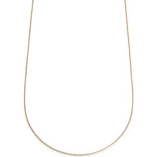 Essentials | 1,5 mm Let Guldfarvet Ankerkæde Halskæde