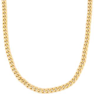 8 mm Guldtonet Halskæde