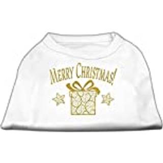 Golden Christmas Present hundskjorta vit xxl
