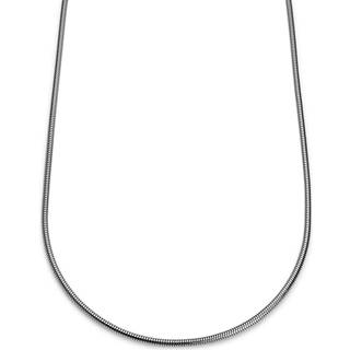 Essentials | 3 mm Sølvfarvet Snake Kæde Halskæde