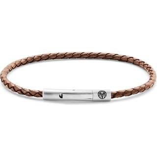 Collins 3 mm Vintage Læder Armbånd