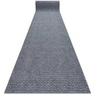 Visker skridsikker 100 cm MAGNUS 2954 Zigzag ekstern, intern, gummibelagt - grå 100x270 cm