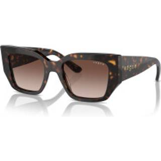 VOGUE EYEWEAR Kvinde VO5583S W65613 Solbriller Acetat Brun Brun Geometrisk Normal Skygge