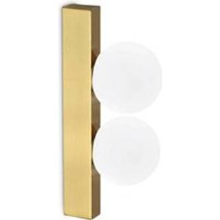 Ideallux Designer væglampe Ping Pong, Messing/guld, Stue/spisestue, Metal, Design, kuglelampe
